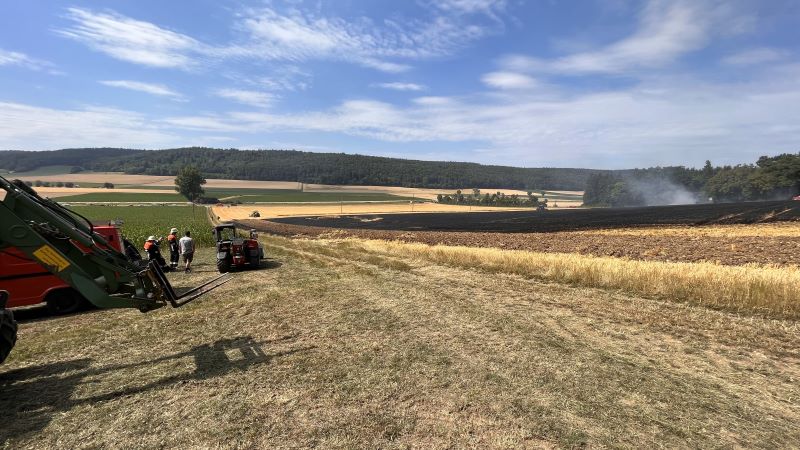 Brand - Flächenbrand - Feuerwehr Stadt Schrobenhausen